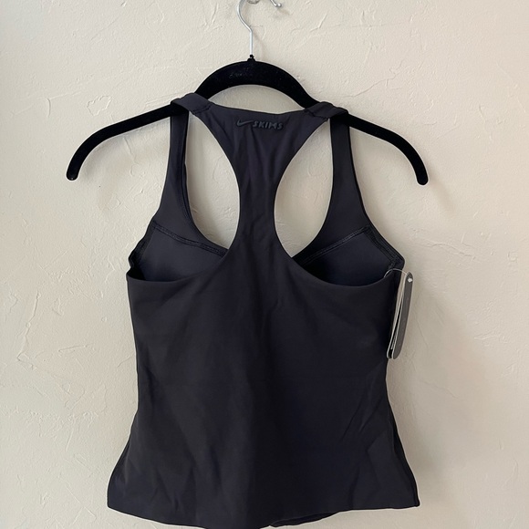 SKIMS NIKE MATTE RACER BACK TANK OBSIDIAN M - Picture 4 of 6